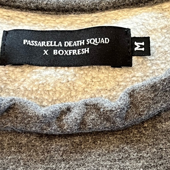Passarella Death Squad x Boxfresh Collection Mens Size Medium Graphic Sweatshirt - Picture 8 of 12